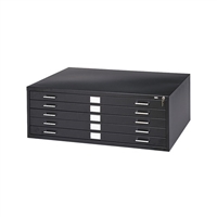 Safco - 5-Drawer Steel Flat File for 24" x 36" Documents