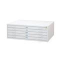 Safco - 5-Drawer Steel Flat File for 36" x 48" Documents
