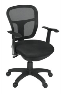 Regency Office Chair - Harrison Swivel Chair - Black