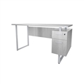 Mirella SOHO Desk with Built-In Pedestal