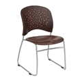 Reve GuestBistro Chair Round Plastic Wood Back (Qty. 2)