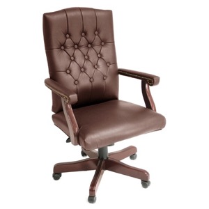 Regency - Ivy League Traditional Swivel Chair, Leather - 9040L