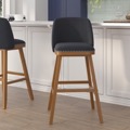 Upholstered Wood Barstools