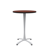 Cha-Cha 30" Round Occasional Table with 42"H X-Base