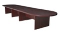 Regency Legacy 216" Modular Racetrack Conference Table with 2 Power Data Grommets - Mahogany