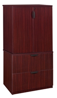 Regency Legacy Office Storage - Lateral File with Stackable Storage Cabinet
