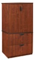 Legacy Lateral File with Stackable Storage Cabinet - Cherry