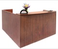 Legacy Single Pedestal Reception Desk - Cherry