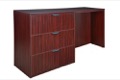 Legacy Stand Up Side to Side Lateral File/ Desk - Mahogany