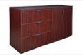 Legacy Stand Up Side to Side Storage Cabinet/ Lateral File - Mahogany