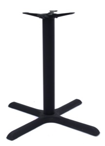 Cain X-Base for 36-42" Table Tops - Black