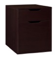 Niche Mod Freestanding Box File Pedestal with no Tools Assembly - Truffle