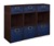 Niche Cubo Storage Set - 6 Full Cubes/3 Half Cubes with Foldable Storage Bins - Truffle/Blue