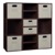 Niche Cubo Storage Set - 6 Full Cubes/6 Half Cubes with Foldable Storage Bins - Truffle/Natural