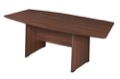 Sandia 71" Boat Shape Conference Table featuring Lockdowel Assembly - Java