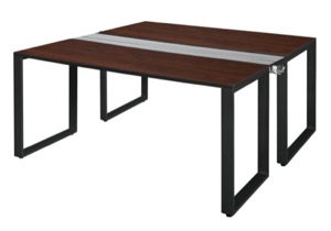 Structure 60" x 24" Benching System  - Cherry/ Black