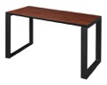 Structure 48" x 24" Training Table - Cherry/Black