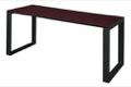 Structure 60" x 24" Training Table - Mahogany/Black