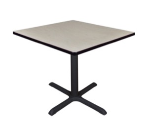 Cain 36" Square Breakroom Table - Maple