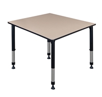 Kee Classroom Table - 48" Square Height Adjustable