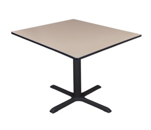 Cain 48" Square Breakroom Table - Beige