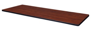 72" x 24" Rectangle Laminate Table Top - Cherry/ Maple