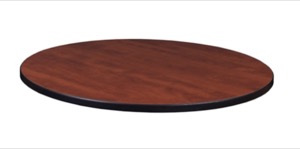 42" Round Laminate Table Top - Cherry/ Maple