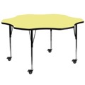 Flower Activity Tables with Casters