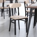 Metal/Wood Restaurant Chairs