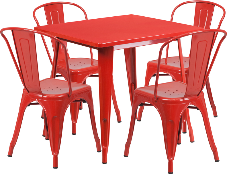 Vintage Metal Tables and Chairs