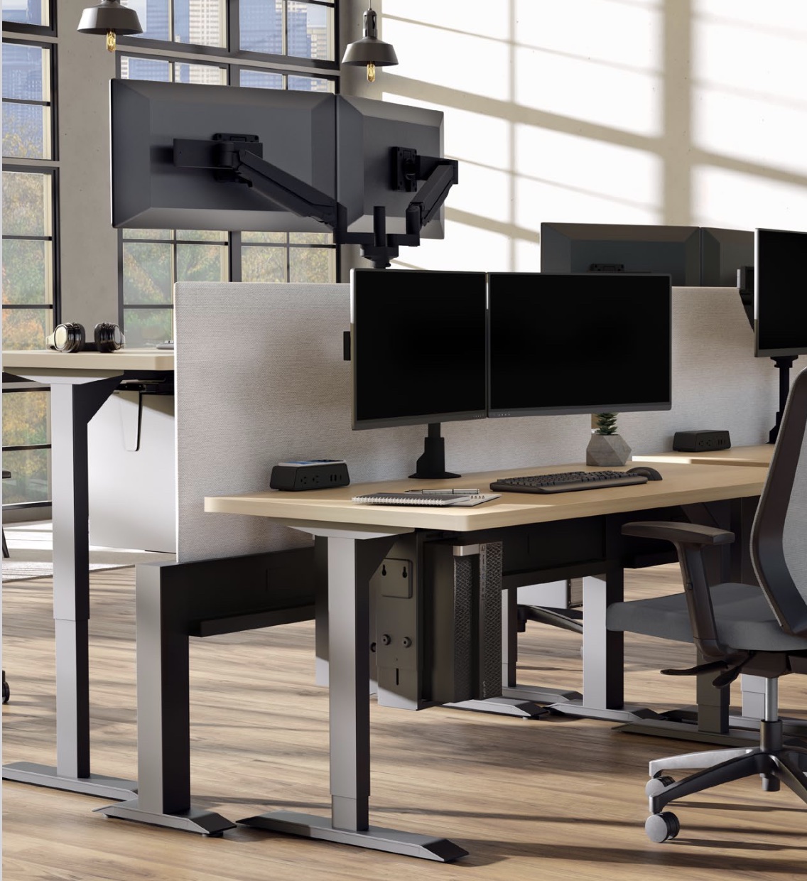 HAT Collective E2 Connex Adjustable Monitor Arms