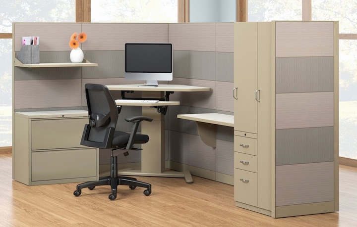 Mayline E-Series Height-Adjustable Desks