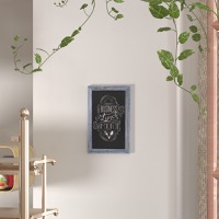 Canterbury - Vintage Wall Mount Magnetic Chalkboard, Set of 10 - Rustic Blue