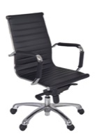 Regency Office Chair - Solace Swivel Chair - Black