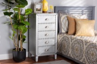 Baxton Studio Bedroom Furniture Headboards Marieke Series