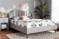Bedroom Furniture Glam Panel Beds