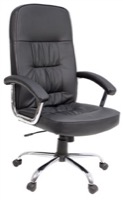Regency Office Chair - Carrera Black Leather