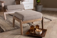 Baxton Studio Living Room Furniture Chairs Sennet Series