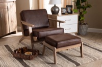 Baxton Studio Living Room Furniture Living Room Sets