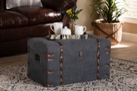 Baxton Studio Living Room Furniture Ottomans