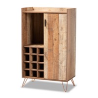 Baxton Studio Bar Furniture Wine Cabinets