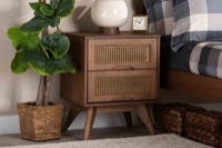 Baxton Studio Bedroom Furniture Nightstands