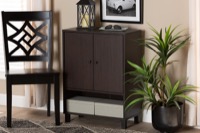 Baxton Studio Entryway Furniture Shoe Cabinets