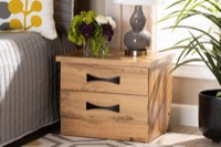 Baxton Studio Bedroom Furniture Nightstands