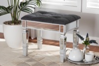 Baxton Studio Living Room Furniture Ottomans