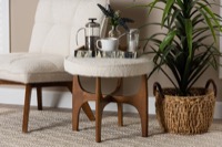 Baxton Studio Living Room Furniture Footstools