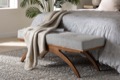Baxton Studio Living Room Furniture Benches & Banquettes