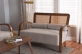 Baxton Studio Living Room Furniture Loveseats