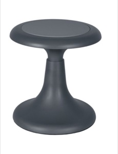 Regency Classroom Seating - Glow 13" Wobble Stool, Grey
