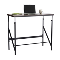 Elevate Desk - Adjustable-Height, Walnut